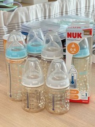 NUK PPSU Baby Bottles (0-6m)