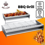 BBQ Store BBQ Grill Steel L71.10 X W26.70 X H15.20 CM Outdoor Or Indoor Barbeque Charcoal Picnic Cam