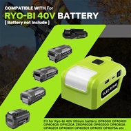 Battery Adapter for Ryobi 40V Lithium Battery Supports Mobile Phone Charging with USB and Type-C Por