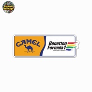 Camel Benton Fomula one F1 vintage racing sticker