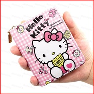 B4 Hello kitty wallet Cartoon school girl coin purse cute cartoon small fresh short zipper 4B