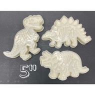 Large Dinosaur Fossil Cutter 5"