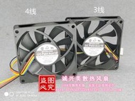 三洋8CM厘米8015 12V0.2A靜音大風量雙滾珠超薄電源機箱散熱風扇