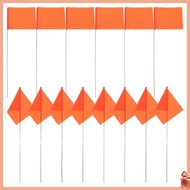25pcs Marker Flags Lawn Small Flags Yard Garden Marker Flags Marking Flags Sprinkler Flag Marking Pe