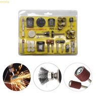 weroyal 105Pcs Abrasive Wheel Buffing Polishing Wheel Wire Brushes Set for Rotary Tool Accessories M