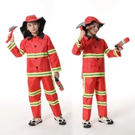 Halloween Fire Costume Children Role-Playing Clothes Firefighter Police Engineer Nurse Doctor Costum