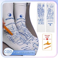 1 Set Reflexology Massage Socks Massage Socks Acupuncture Foot Massage Point Socks
