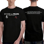 FUNNY Little FEARS Album T-Shirt DAMIANO DAVID Singer Printed Soft Cotton Round Neck Men's Streetwea