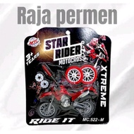 Children's Toys Metallic Dirt Bike 522 Dirt Bike One set plus Tires And Screwdriver