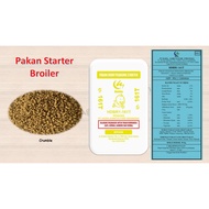 Haidi Chicken Feed DOC Starter Age 8-21 Days High Protein 21% (1kg)