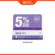 Benzac AC (Benzoyl Peroxide) 5% Medicated Gel for Moderate Acne 60g