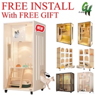 Cat Condo Apartment/Cat Villa/cat tree/Cat House villa/Wooden Cat House/Scratching Post Large Cat Vi