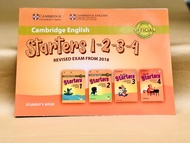 Cambridge: Starters Movers Flyers - in gộp 1234 - Giấy bóng - Tặng kèm file nghe Mp3 (bản đẹp)