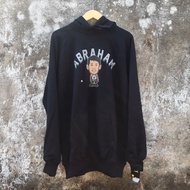 IBL INDONESIA BASKETBALL JACKET BLACK HOODIE ABRAHAM DAMAR GRAHITA - OFFICIAL MERCHANDISE DBL INDONE