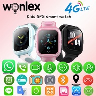 Wonlex Kids Smart Watches 4G HD Video Phone Watch KT23 GPS Location-Tracker Sim-Card Call Baby Water