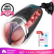 Automatic Masturbator for Men Handsfree 2 in 1 Oral and Vagina Sex toy Flesh sex toy for Men 10 Rota