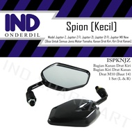 Spion-Sepion-Kaca-Mirror-Cermin Mini-Kecil Kiri-Kanan Set Yamaha Jupiter Z FI-F1 &amp; Mio-J-M3-Z-S &amp; Soul GT &amp; X-Ride &amp; Fino-FI-Sporty &amp; Nouvo-Z Lele