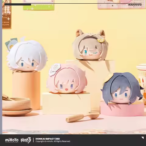 Pre Sale miHoYo Official Genuine Honkai Impact 3 Small Round Face Series Pendant Elysia FUHUA Kevin 