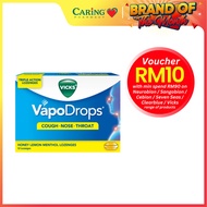 VICKS VAPODROPS HONEY LEMON 12S