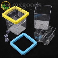 MXGOODS Floating Fish Breeding Box, Acrylic Square Aquarium Fish Breeding Box, Fish Isolation Box Cl