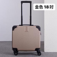 日本熱銷 - 拉桿萬向輪小行李箱 18吋 (金色升級護角款)
