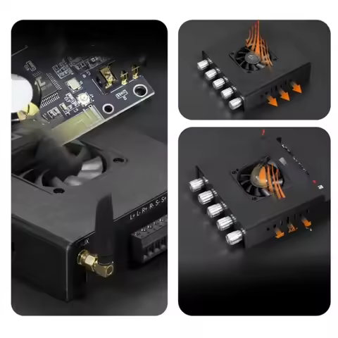 For amplifier Board For xy DT600 for 2.1 Channel Audio System TPA3255 Chip 300W+600W Output Size 14.
