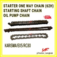 STARTER ONE WAY CHAIN EX5 DREAM CLASS1 OIL PUMP CHAIN KARISMA MZ125 ELIT STARTING SHAFT CHAIN RC80 R