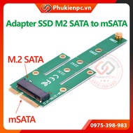 M.2 SATA to mSATA conversion Adapter used to install M2 SATA SSD hard drive for PC, Laptop, plug mSA