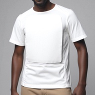 NIJ IIIA Bulletproof Short Sleeved Interior Bulletproof Vest, Elastic Bulletproof Vest, Lightweight 