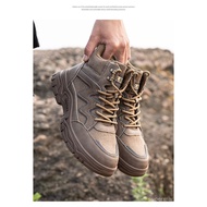 Winter anti-impact and anti-puncture work safety shoes with thick rubber soles, wear-resistant, anti