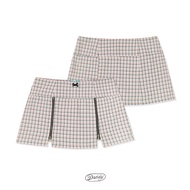 DADDY | Tiana Skort กระโปรงกางเกงเอวต่ำ ลายสก็อต แต่งโบว์จิ๋วสุดน่ารัก