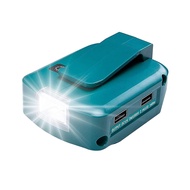 Cổng USB Kép 2.1A Adapter Sạc Cho Makita BL1430 BL1440 BL1830 BL1840 BL1850 BL1860 Pin Có Đèn LED Sạ