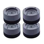 4 Pcs/Set Anti-Vibration Pads Rubber Noise Reduction Vibration Anti-Walk Foot Mount for Washer and Dryer Adjustable Height Washing Machine Mat