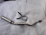 Dax ยีราฟคอยาวท่อเจาะสแตนเลสทูโทนสไตล์ท่อไอเสียรถจักรยานยนต์ Silencer อุปกรณ์เสริมรถมอเตอร์ไซด์คุณภา