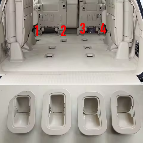 1Pc Seat Carpet Lock Hook Buckle Decorative Cover Rear Floor Cover Lock Striker Hook For Toyota Land