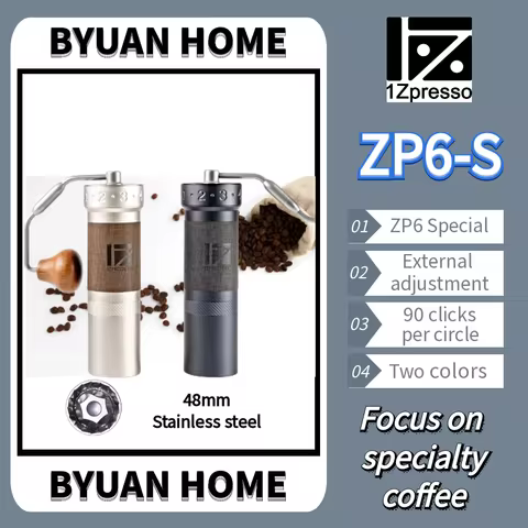 1Zpresso new ZP6-S Super portable coffee grinder coffee mill grinding manual coffee