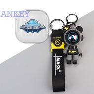 for Shokz OpenFit 2+ Case Protective Transparent Clear TPU Covers Shokz OpenFit Bluetooth Earphone S