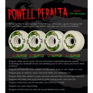 Powell Dragon Formula Off White Dragon Skateboard Wheels 93A