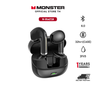 Monster N-Lite 219 หูฟังบลูทูธไร้สายแท้ กันน้ำกันเหงื่อ แบตเตอรี่ใช้งานนาน 32 ชั่วโมง