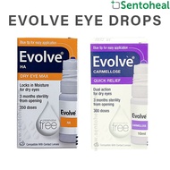 Evolve HA Dry Eye Max / Quick Relief eye drops 10ml - Carmellose eye drop