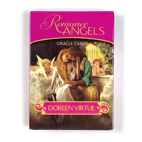 The Romance Angels Oracle Cards Doreen Virtue 44 Cards Love Divination Board Game Spiritual Guidance