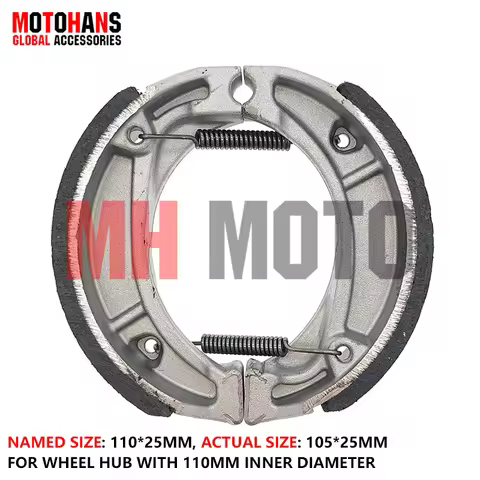 FRONT REAR BRAKE SHOE 110*25 FOR HONDA C110 JH70 CG125 ECO DELUX XL125