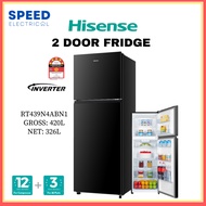 [SABAH ONLY] HISENSE 420L 2 DOOR FRIDGE RT439N4ABN1 冰箱 PETI AIS 2 PINTU INVERTER