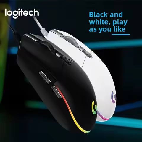 Logitech G102 Wired Mechanical Gaming Mouse Lightweight Esports Mouse Classic Portable Computer Mous