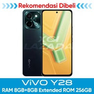 Vivo Y28 terbaru 2024 6000mAh + 44W FlashCharge Dynamic Design Dual Speaker