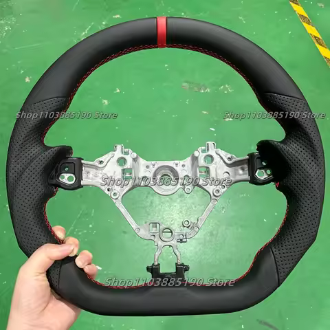 Leather Steering Wheel Fit For Toyota 86/Subaru BRZ GR86 GR 86 2017-2024 Perforated Leather Toyota S