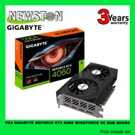 VGA (การ์ดแสดงผล) GIGABYTE GEFORCE RTX 4060 WINDFORCE OC 8GB GDDR6
