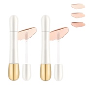 12PCS Happy Hours 2 in 1 Foundation And Concealer, 2 in 1 Foundation Anti-Wrinkle Concealer, Liquid 