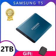 Samsung Portable SSD T5 1TB 2TB USB 3.1 To Type-C External Solid State Disk Hard Drive Type-C Black For Computer SSD