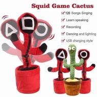 Best Dancing cactus toy recordings talking rechargeable plush toys with 120 music songs with lights